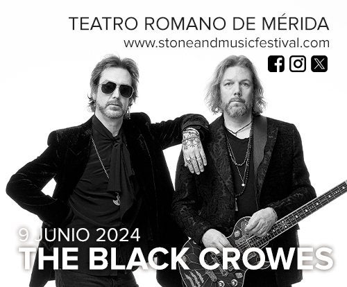 The Black Crowes cerraran su gira mundial el día 9 de junio en el teatro romano de Mérida, como única fecha en España The Black Crowes cerraran su gira mundial el día 9 de junio en el teatro romano de Mérida, como única fecha en España