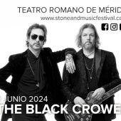The Black Crowes cerraran su gira mundial el día 9 de junio en el teatro romano de Mérida, como única fecha en España
