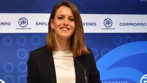 Gema Cortés, portavoz de la Junta de Gobierno Local en el Ayuntamiento de Badajoz Gema Cortés, portavoz de la Junta de Gobierno Local en el Ayuntamiento de Badajoz