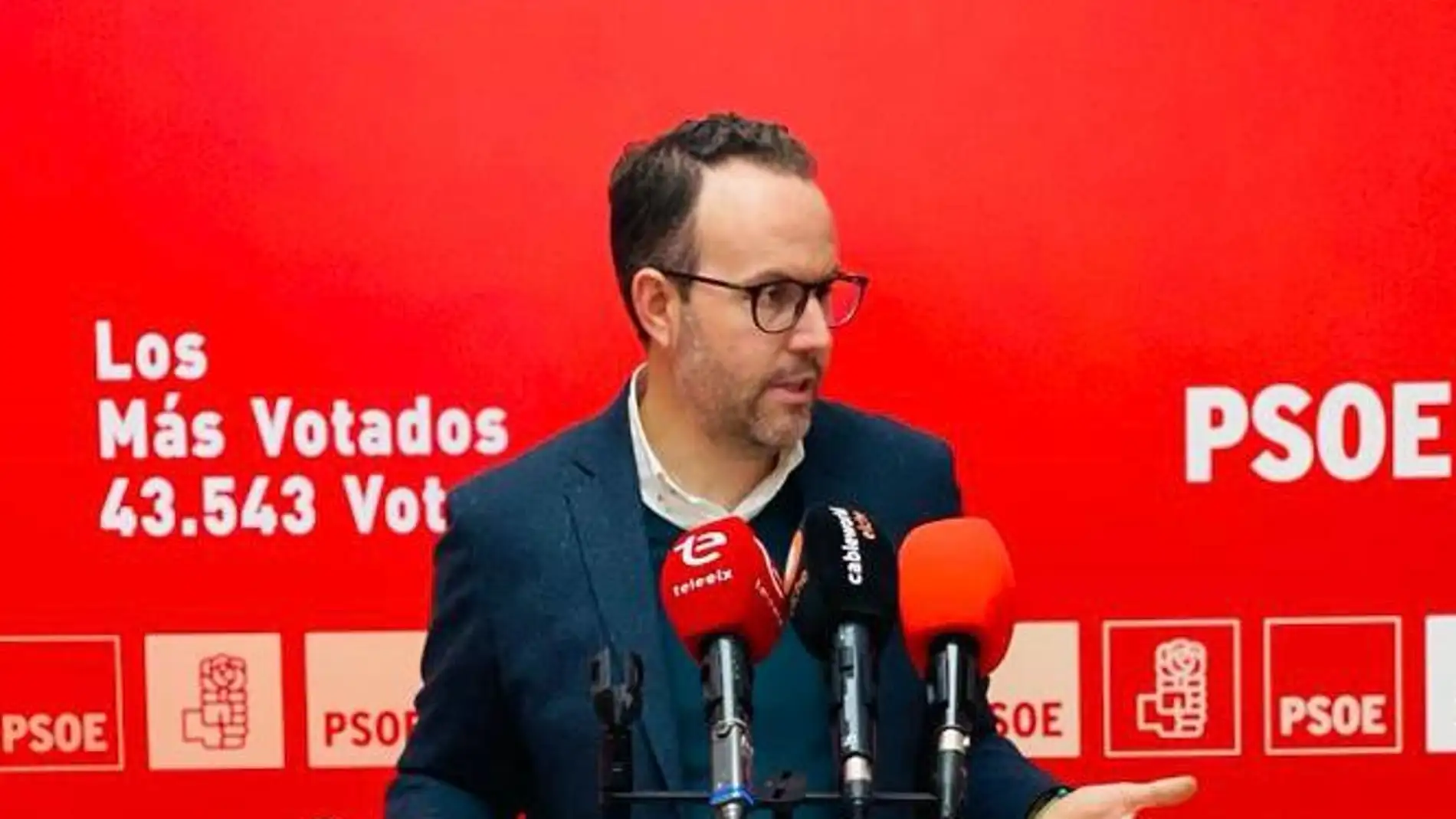 Héctor Díez, portavoz del PSOE en el Ayuntamiento de Elche. 