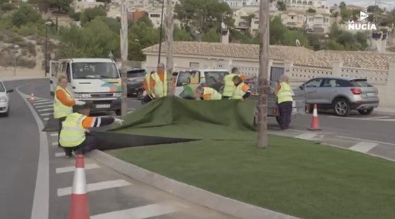 La Nucía, a punto de concluir las obras de mejora de mejora del vial en la urbanización Montecasino La Nucía, a punto de concluir las obras de mejora de mejora del vial en la urbanización Montecasino
