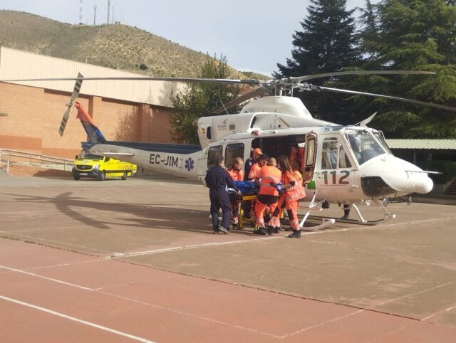 El helicóptero medicalizado Galeno realiza 2 ó 3 servicios por semana en La Rioja El helicóptero medicalizado Galeno realiza 2 ó 3 servicios por semana en La Rioja