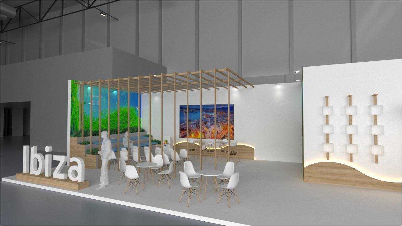 300 metros de stand para promocionar Ibiza como destino cultural, gastronomico y de deporte en FITUR 300 metros de stand para promocionar Ibiza como destino cultural, gastronomico y de deporte en FITUR