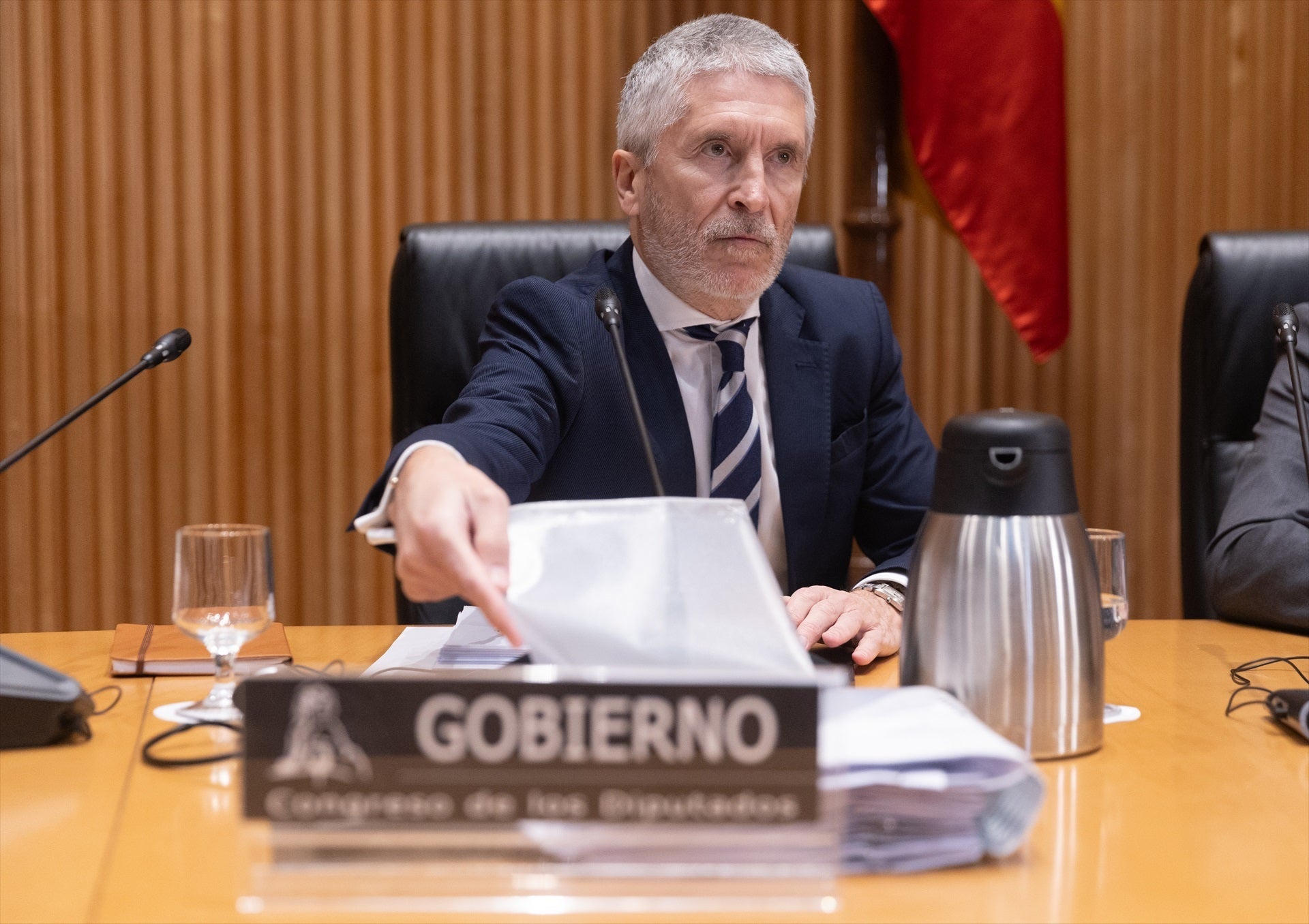 JUPOL señala a Marlaska por engañarles con la Ley de Amnistía: "No sirvió de nada el trabajo de policías el 1-O" JUPOL señala a Marlaska por engañarles con la Ley de Amnistía: "No sirvió de nada el trabajo de policías el 1-O"