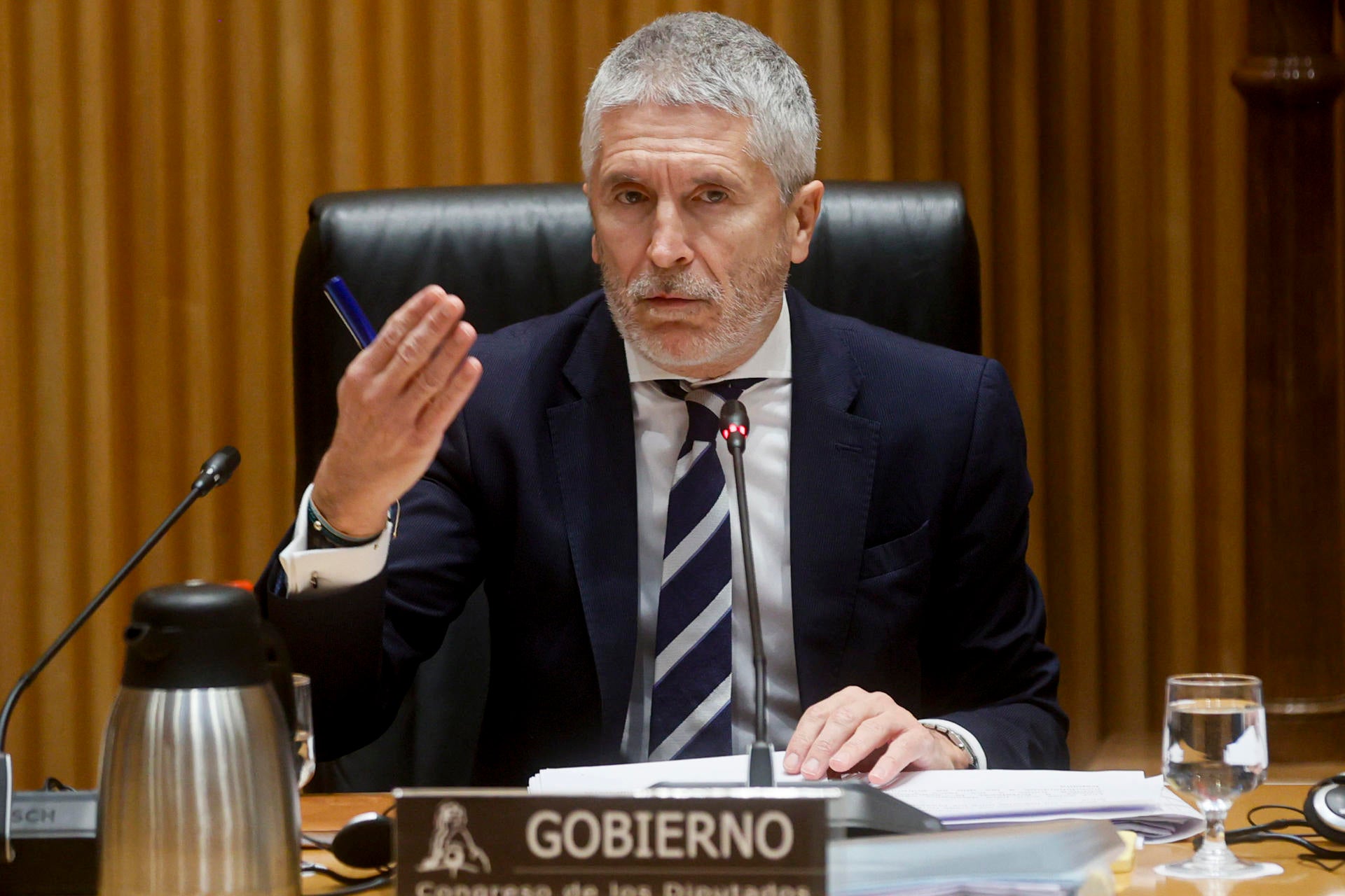 Marlaska resta importancia al desencuentro con Frontex y afirma que se resolverá en "horas" Marlaska resta importancia al desencuentro con Frontex y afirma que se resolverá en "horas"