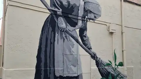 El nuevo mural en el barrio de San Antón El nuevo mural en el barrio de San Antón