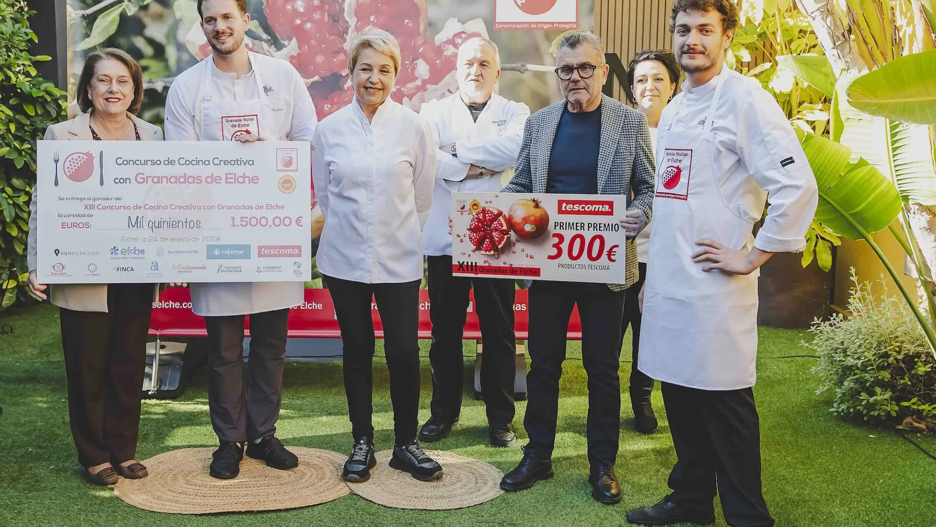 El chef oscense Jorge Muñoz gana el Concurso de cocina creativa con Granada Mollar de Elche
