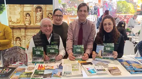 Xavier Pérez y Alfons Domínguez en FITUR Xavier Pérez y Alfons Domínguez en FITUR