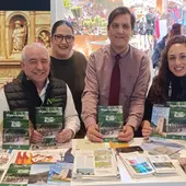 Xavier Pérez y Alfons Domínguez en FITUR Xavier Pérez y Alfons Domínguez en FITUR
