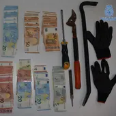 Material incautado por la Policía Nacional de Alcázar Material incautado por la Policía Nacional de Alcázar