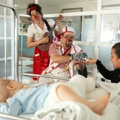 Interpretación de Payasospital en el hospital. Interpretación de Payasospital en el hospital.