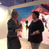 Leyre Bilbao, gerente de Visit Benidorm, en Fitur 2024