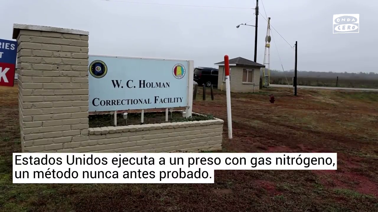 Estados Unidos ejecuta a un preso con gas nitrógeno, un método nunca antes probado Estados Unidos ejecuta a un preso con gas nitrógeno, un método nunca antes probado