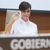 La ministra de Vivienda y Agenda Urbana, Isabel Rodríguez, durante una comparecencia en el Congreso.