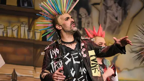 El cuarteto del Gago sobre las tablas del Falla El cuarteto del Gago sobre las tablas del Falla