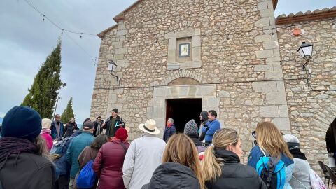 Llegada a la Muntanyeta de Sant Antoni de Betx&iacute;.