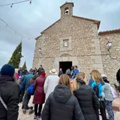 Llegada a la Muntanyeta de Sant Antoni de Betxí. Llegada a la Muntanyeta de Sant Antoni de Betxí.
