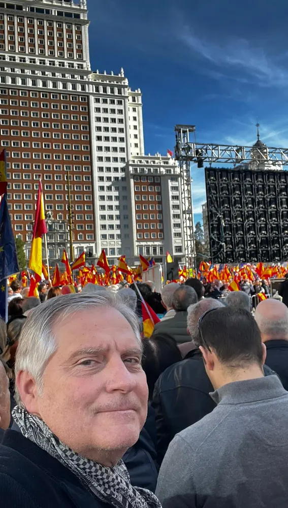 El alcalde de Ciudad Real, Francisco Cañizares, también ha estado en la concentración de Madrid