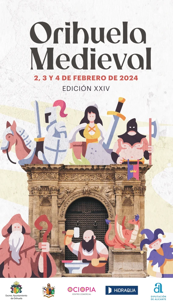 Cartel Mercado Medieval Orihuela 2024