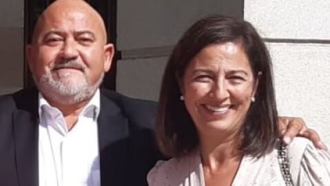Pepe Santiso Miramontes y María Barral
