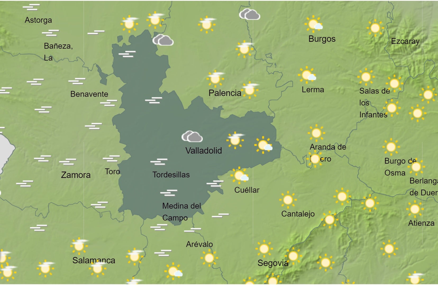 El Tiempo para las próximas horas El Tiempo para las próximas horas