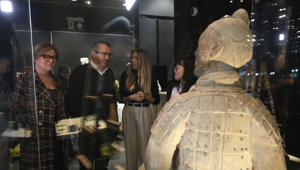 Una de las figuras de la exposición
