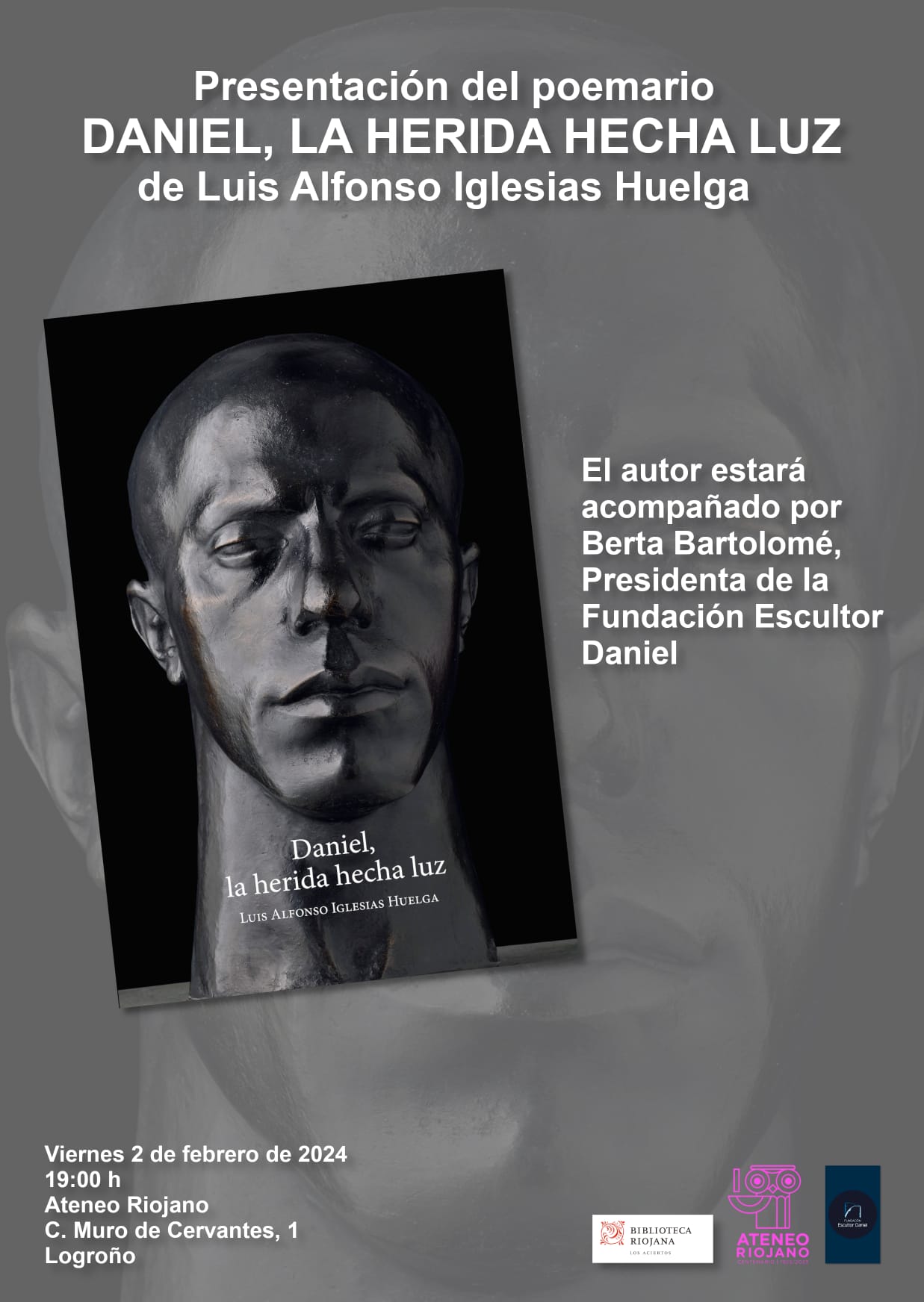 Daniel, la herida hecha luz, para reconocer la obra del escultor riojano Daniel, la herida hecha luz, para reconocer la obra del escultor riojano