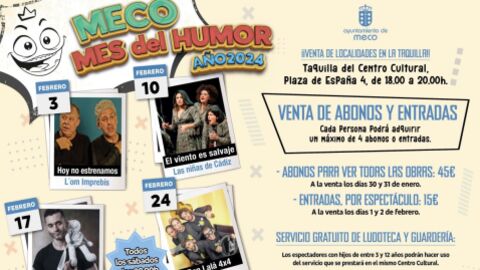Cartel de la nueva edici&oacute;n del Mes del humor de Meco