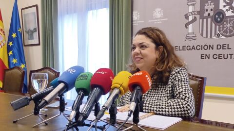 La delegada del Gobierno en Ceuta, Cristina P&eacute;rez