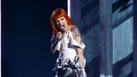 La cantante Angy Fern&aacute;ndez 