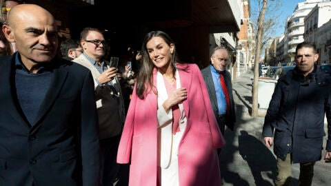 La reina Letizia asiste por sorpresa al encuentro de Martin Scorsese en la Academia de Cine