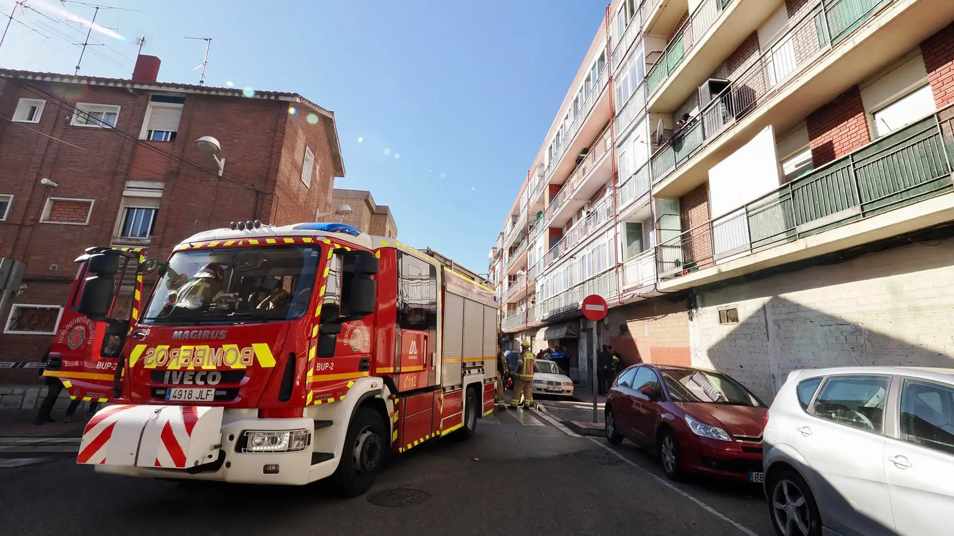 Muere un hombre en un incendio en un edificio de Valladolid