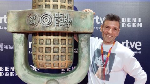 Javi Casado en la final de Benidorm Fest 2024.
