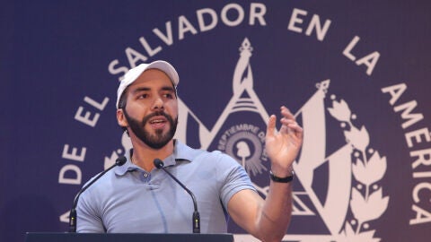 El presidente salvadore&ntilde;o, Nayib Bukele