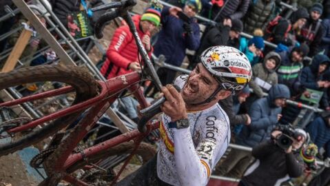 Felipe Orts en el Mundial de Ciclocross de Tabor 2024