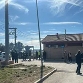 La protesta ha tenido lugar en la estación de tren de Socuéllamos La protesta ha tenido lugar en la estación de tren de Socuéllamos