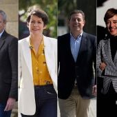 Los candidatos a la Xunta de PP, BNG, PSOE y Sumar