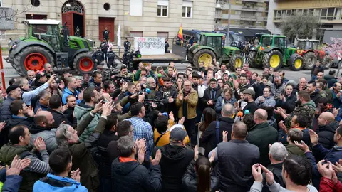 Manifestación de agricultores en Orense Manifestación de agricultores en Orense