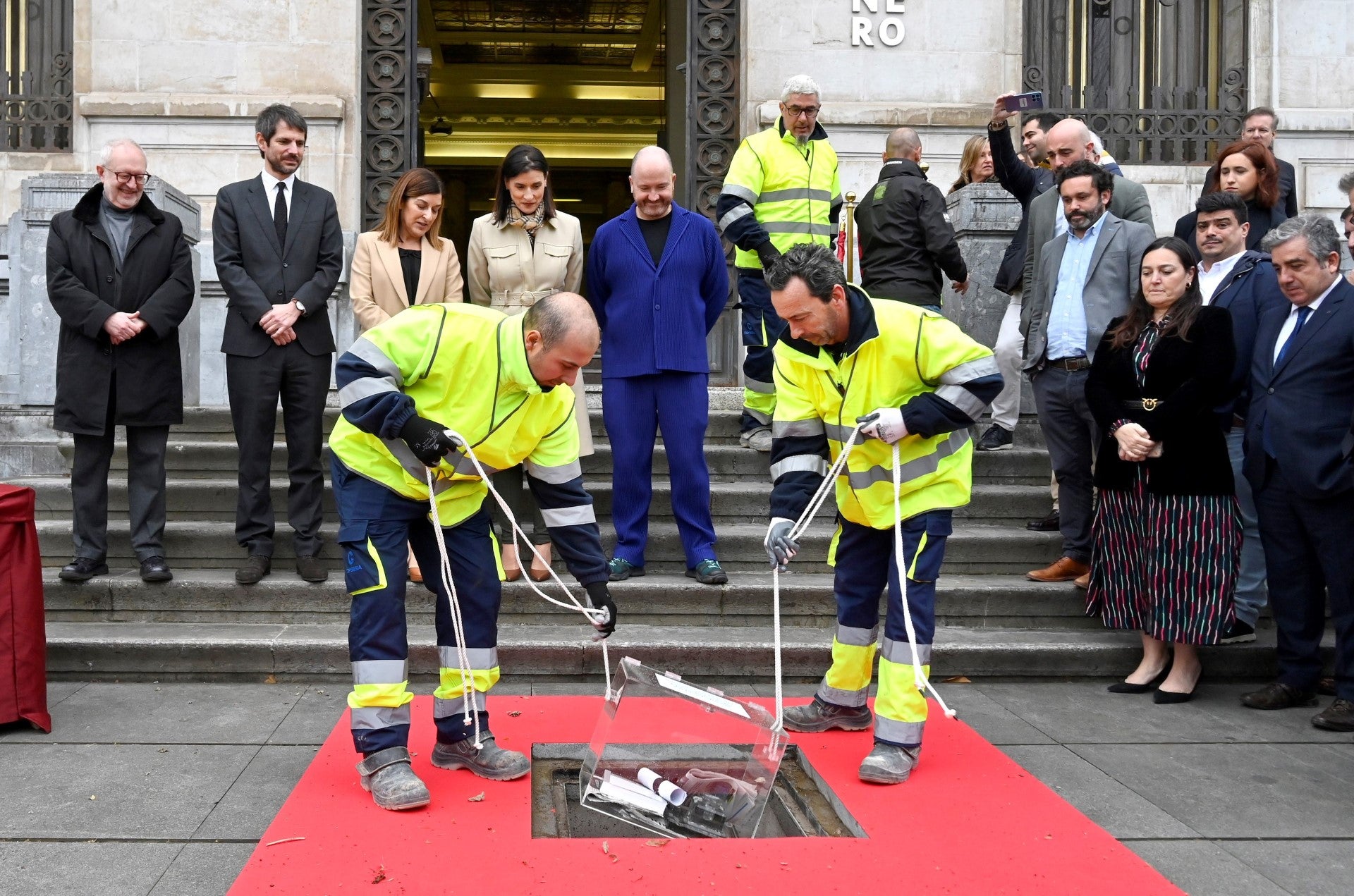 Primera piedra para el Reina Sofia en Cantabria Primera piedra para el Reina Sofia en Cantabria