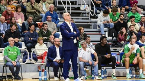 Orenga durante un partido de Amics 