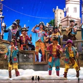 La comparsa 'Los Colgaos' en el Concurso Oficial de Agrupaciones Carnavalescas La comparsa 'Los Colgaos' en el Concurso Oficial de Agrupaciones Carnavalescas