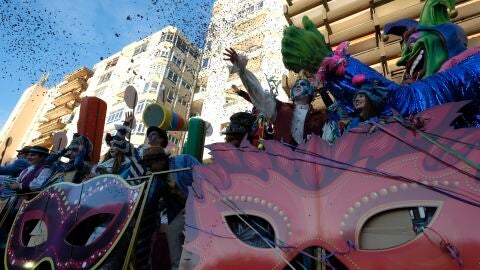 Imagen de archivo de la Cabalgata del Carnaval de C&aacute;diz