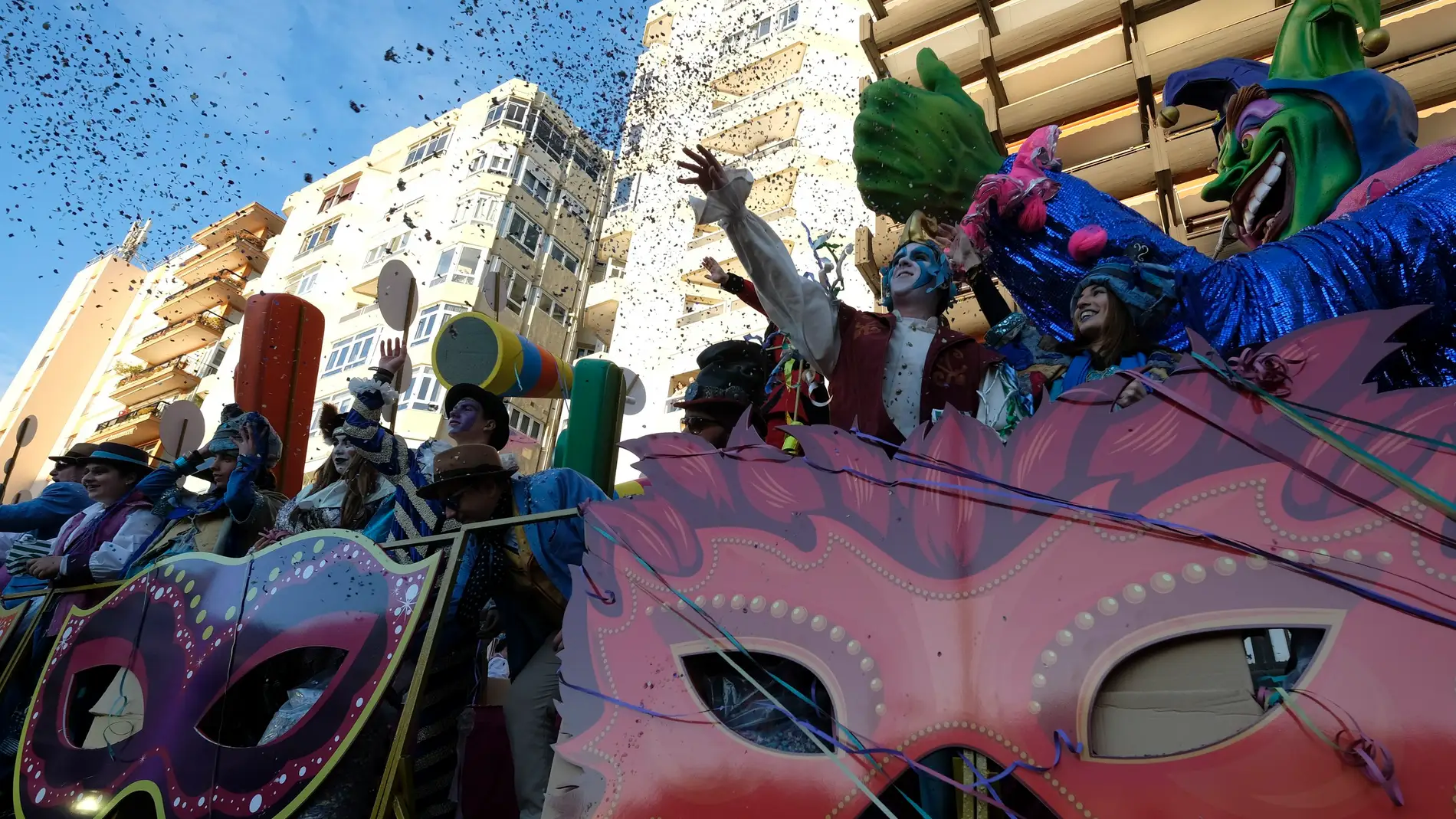 Imagen de archivo de la Cabalgata del Carnaval de Cádiz
