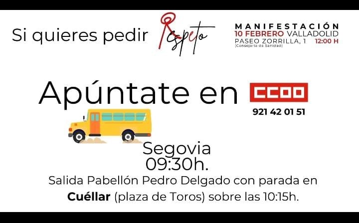 IU Segovia se suma a las manifestaciones del sábado en Valladolid para reivindicar “Respeto por Castilla y León” IU Segovia se suma a las manifestaciones del sábado en Valladolid para reivindicar “Respeto por Castilla y León”