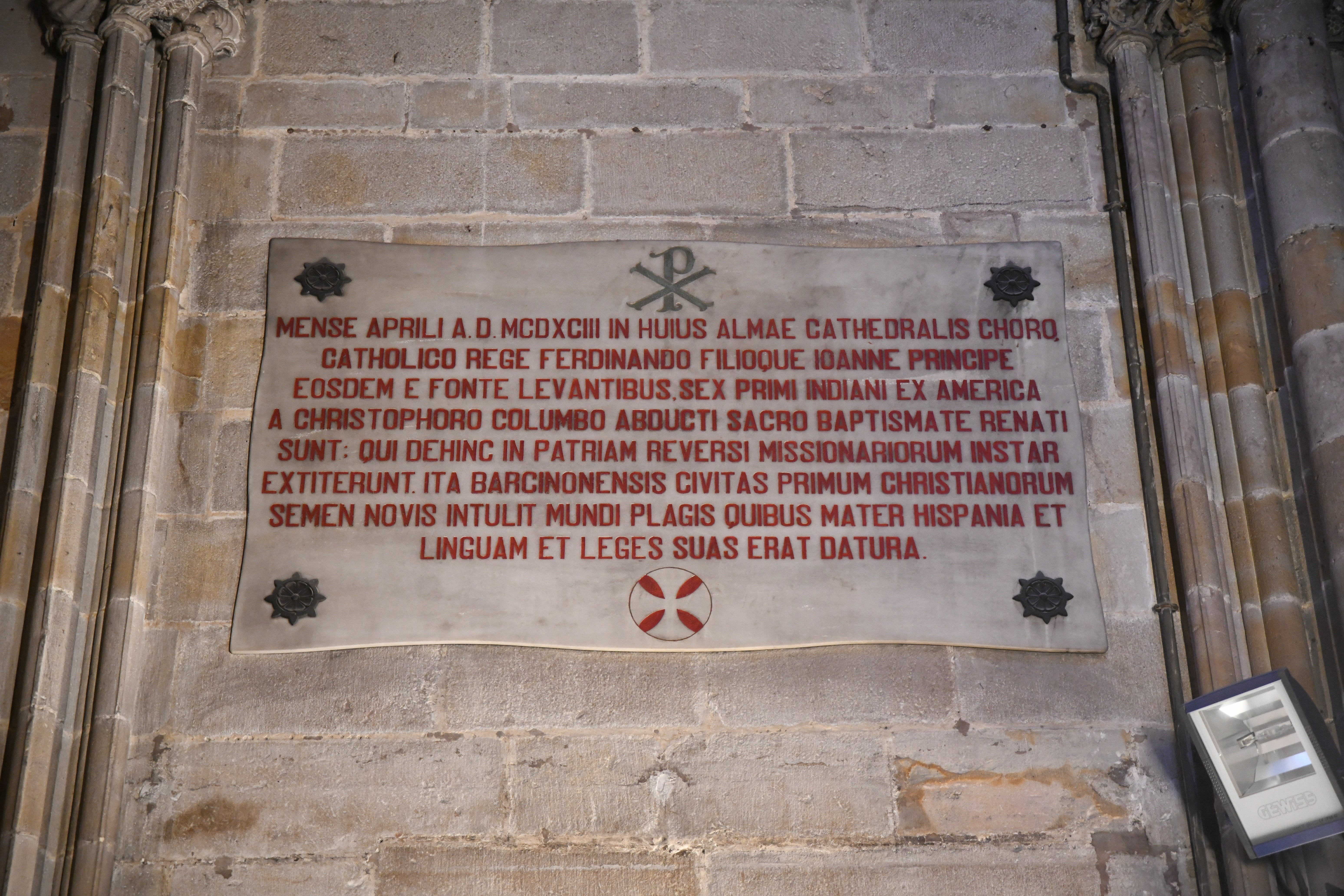 Los indios bautizados en la Catedral de Barcelona Los indios bautizados en la Catedral de Barcelona