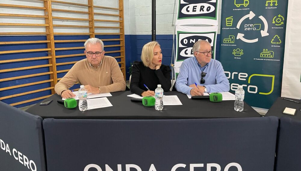 Los miembros del jurado, José Ángel Ruciero, María Pulido y José Luis Camacho Malo.