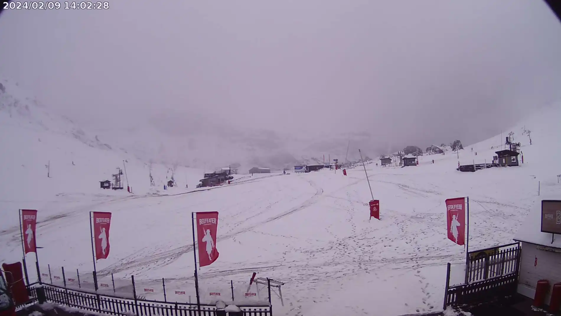 La nieve vuelve al Pirineo tras un mes sin precipitaciones