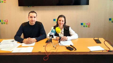Rueda de prensa del PSOE de Benidorm sobre el Plan Edificant