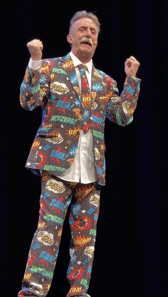 Santi Rodríguez durante el pregón