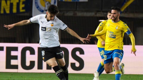 El Valencia acusó la presión ante la UD Las Palmas